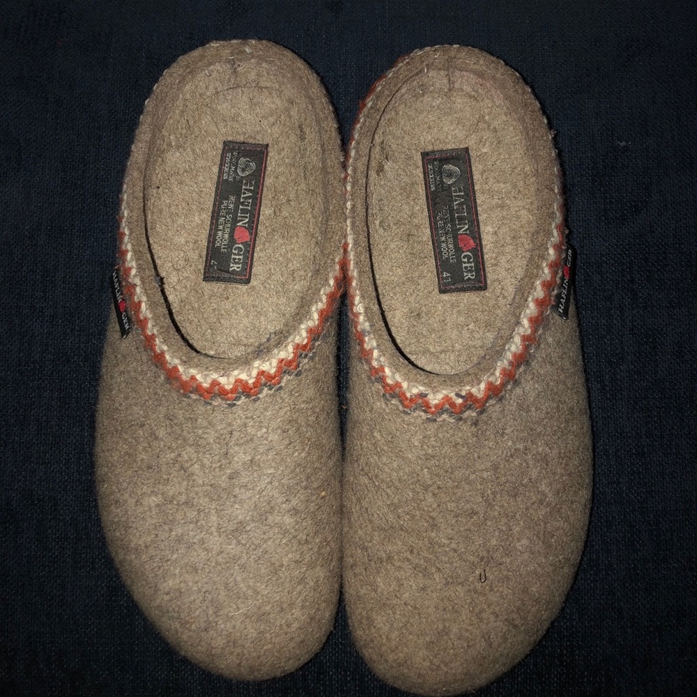 Haflinger GZ Classic Grizzly Wool Clog